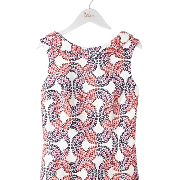 Boden Sleeveless Floral Martha Peplum Rollneck Top - Picture 10 of 13